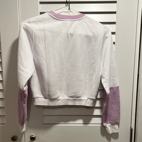 True Religion White and Lavender Crewneck - Picture 2 of 2